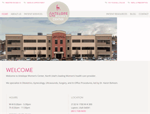 Tablet Screenshot of antelopewomenscenter.com